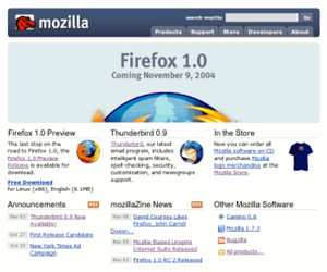 Σαν σήμερα το 2004... κυκλοφόρησε ο Firefox 1.0 
