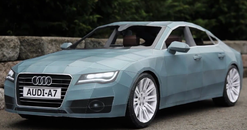 Audi A7 | Φτιαγμένο από χαρτί! [video]