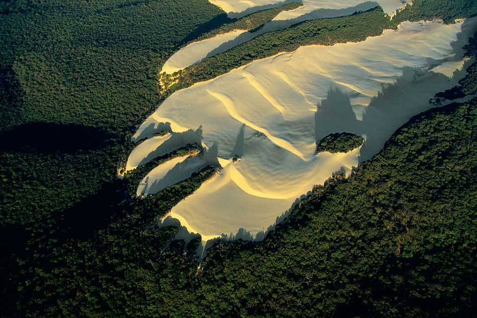αμμόλοφοι στο Fraser Island Australia