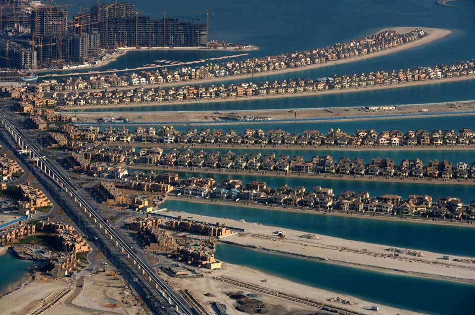 Palm Jumeirah in Dubai, United Arab Emirates