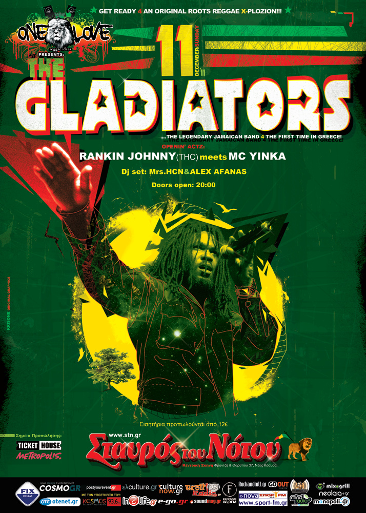 Συναυλίες 2011 | The Gladiators στην Ελλάδα!