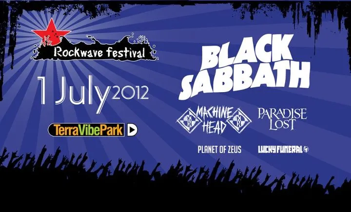 Rockwave 2012 | Black Sabbath, Machine Head, Paradise Lost κ.α!