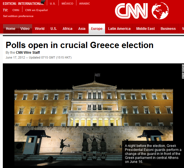 Τα ξένα sites που έχουν κεντρικό θέμα τις Ελληνικές εκλογές