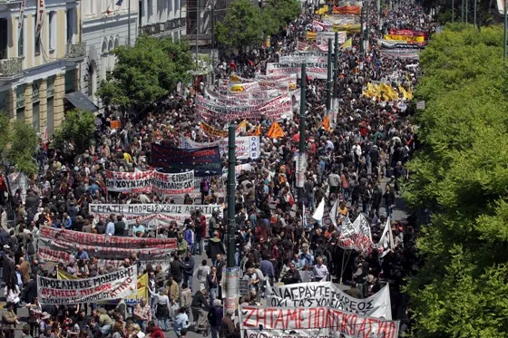 Σοκάρει η απαγόρευση διαδηλώσεων στο κέντρο της Αθήνας