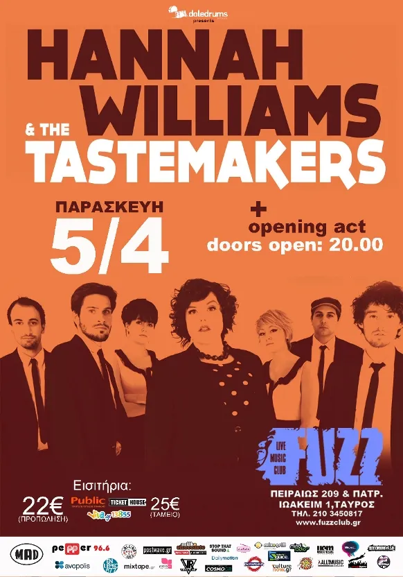 Hannah Williams and the Tastemakers @ Fuzz Live Music Club