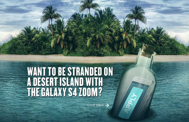 Μπορείς να επιβιώσεις σε ένα ερημικό νησί μόνο με το Samsung Galaxy s4 zoom; 