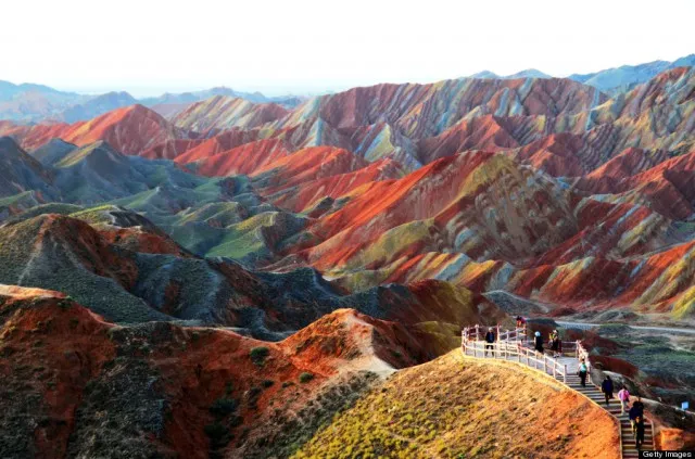 Rainbow Mountains, China