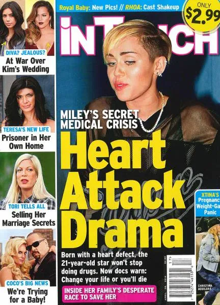 Σοβαρή παραμένει η κατάσταση της υγείας της Miley Cyrus