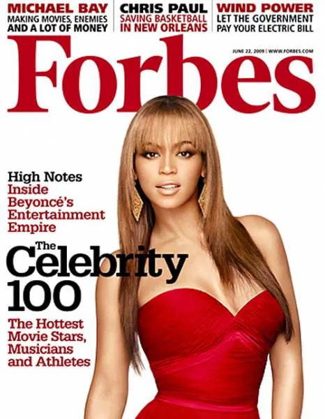 Forbes Celebrity 100: Η Beyoncé #1 στη λίστα