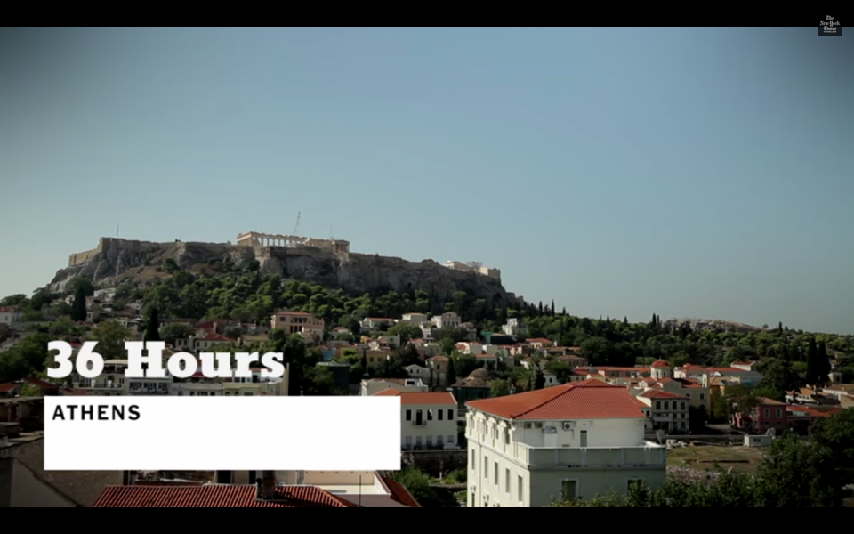 New York Times Travel: 36 ώρες στην Αθήνα
