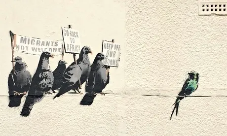 Έσβησαν το έργο του Banksy επειδή το θεώρησαν ρατσιστικό!