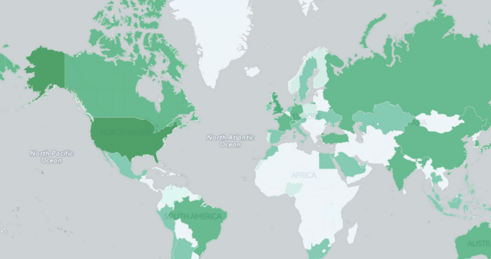 Αυτός ο χάρτης δείχνει που ζουν οι πλουσιότεροι άνθρωποι στον κόσμο
