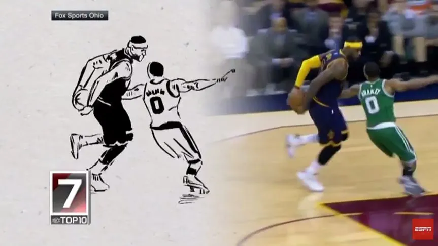 ESPN: Το τοπ 10 του NBA σε animation! (έπος)
