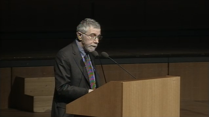 Δείτε ζωντανά τη διάλεξη του νομπελίστα Paul Krugman!