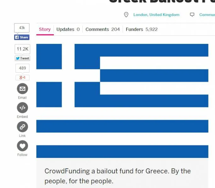 Ένας τρελός μαζεύει χρήματα για τη δόση της Ελλάδας. Δεν τα πάει... άσχημα!