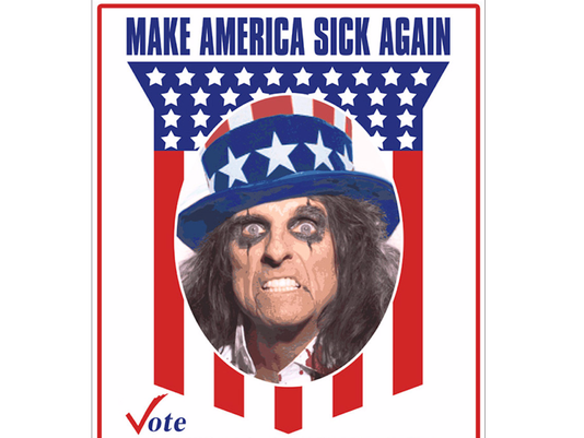 Ο Alice Cooper βάζει υποψηφιότητα για Πρόεδρος των Η.Π.Α με το πιο badass πρόγραμμα ever!