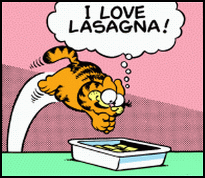 Τα λαζάνια του Garfield στο πιάτο σου!