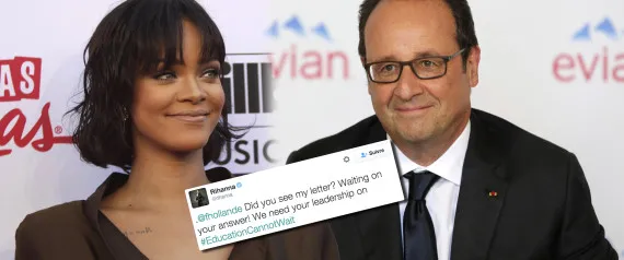 Και όμως η Rihanna είχε αυτό το διάλογο με τον Πρόεδρο της Γαλλίας!