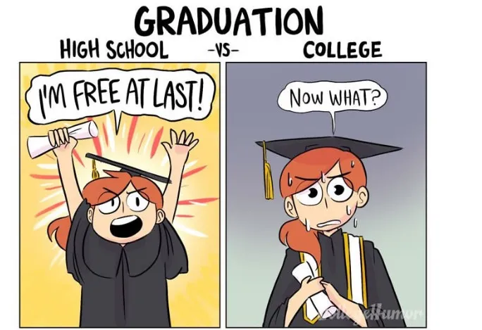 Σχολείο vs Πανεπιστήμιο: 4 μεγάλες διαφορές μέσα από αστεία κόμικς!