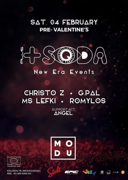 +Soda New Era- PreValentine's Event 4/02 @ Modu