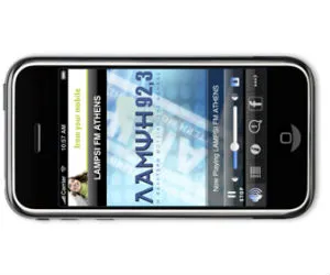 Λάμψη FM iPhone Application!