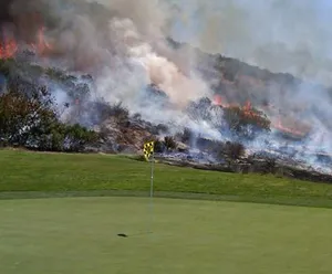 Πυρκαγιά λόγω...γκολφ!