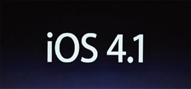 Apple | Το iOS 4.1 είναι διαθέσιμο!