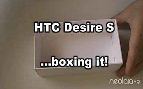 Reverse unboxing HTC Desire S!