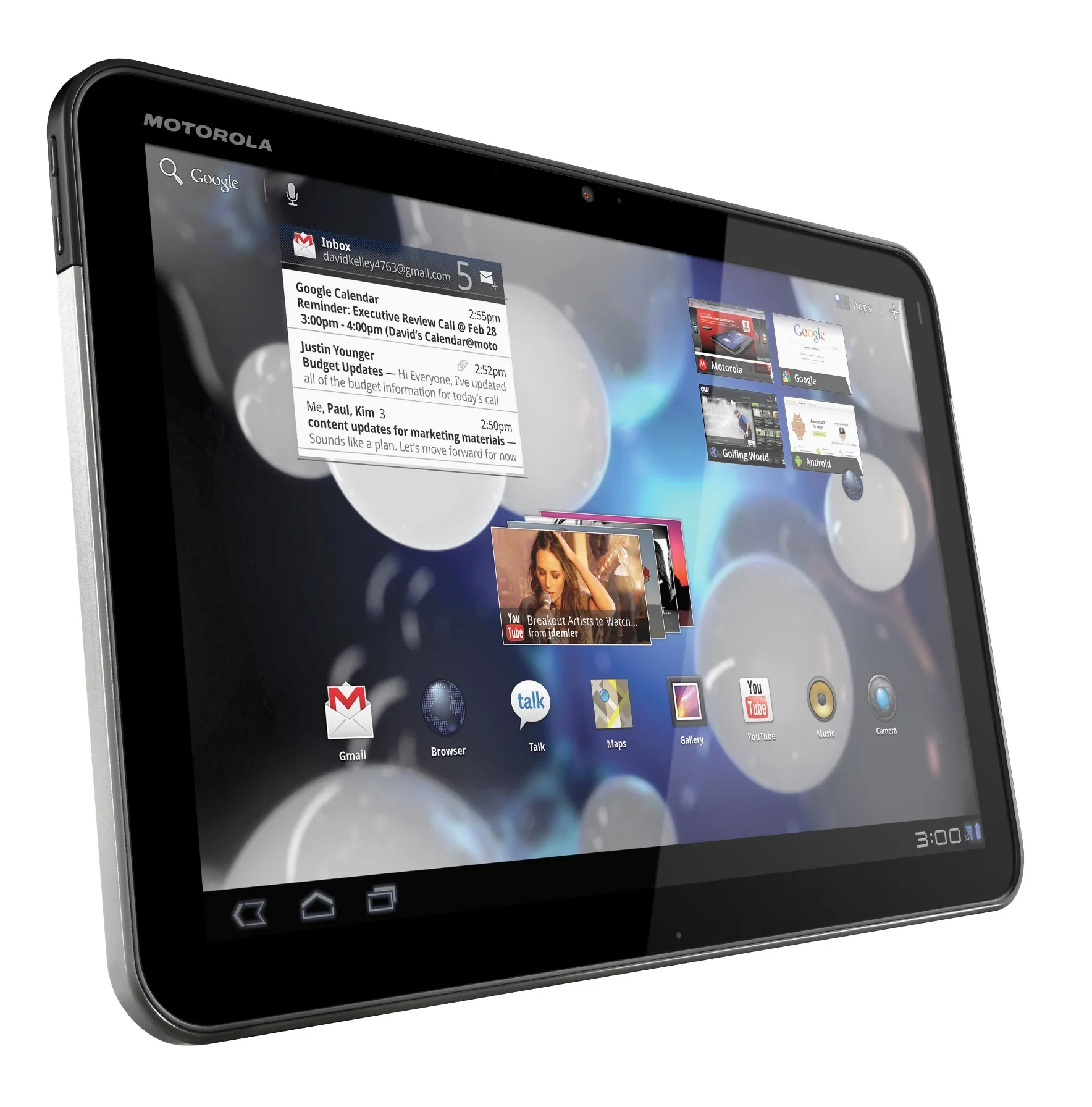 Η Cosmote φέρνει το tablet Xoom της Motorola    