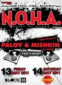 Συναυλίες 2011 | N.O.H.A. + Palov & Mishkin @ KYTTAPO live