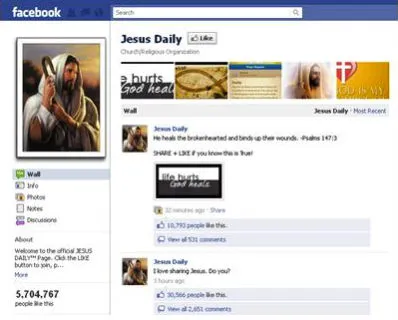 Παράξενες Ειδήσεις | Ο Ιησούς κατακτά το Facebook!