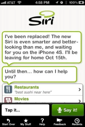 Siri | Διακοπή λειτουργίας για τις προ iPhone 4S συσκευές
