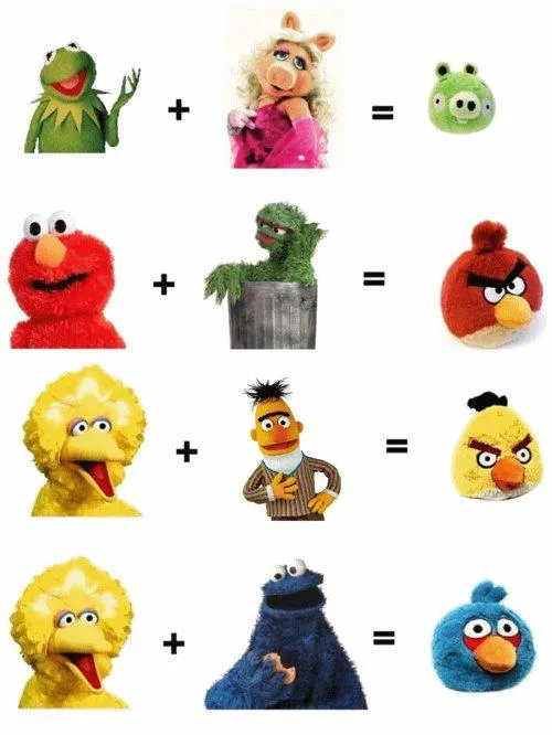 Angry Birds + Muppet Show= δείτε!