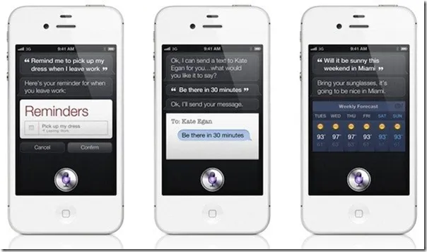 Apple Siri εναντίον Microsoft TellMe σημειώσατε 2
