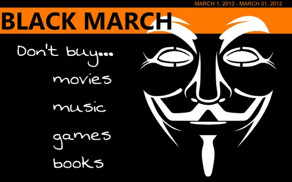 Anonymous | Πρόταση για αποχή από τις αγορές τον Μάρτιο