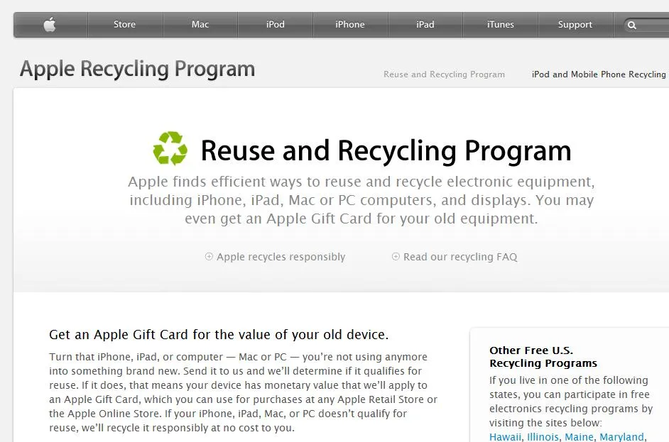 Apple | Ανακύκλωσε παλιές συσκευές και κέρδισε!