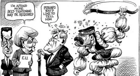 Η γελοιογραφία του Economist για την Ελλάδα!