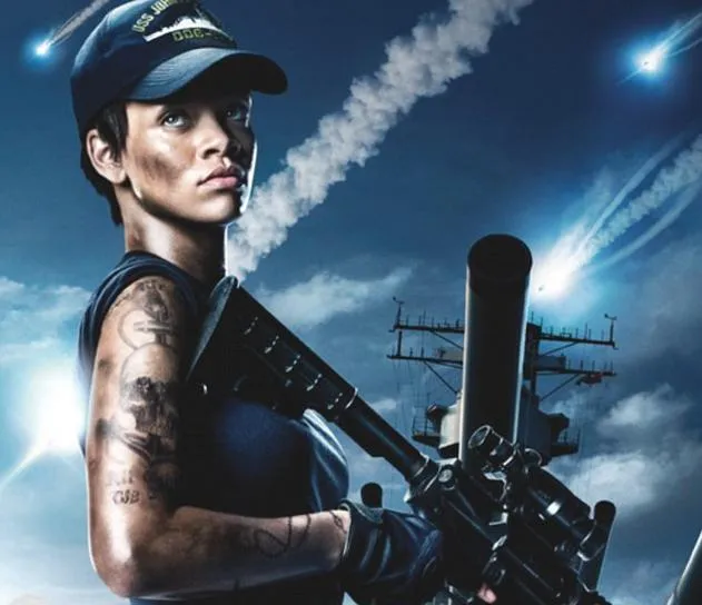 Rihanna | Μilitary look στο trailer του Battleship