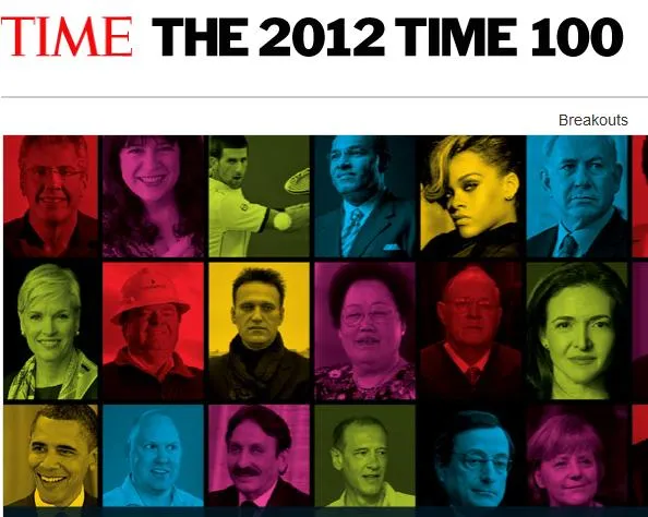 Time | Οι άνθρωποι με τη μεγαλύτερη επιρροή το 2012