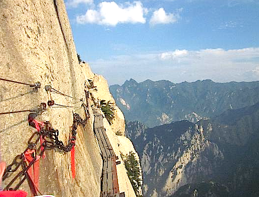 Περίπατος  στο Mt. Huashan China