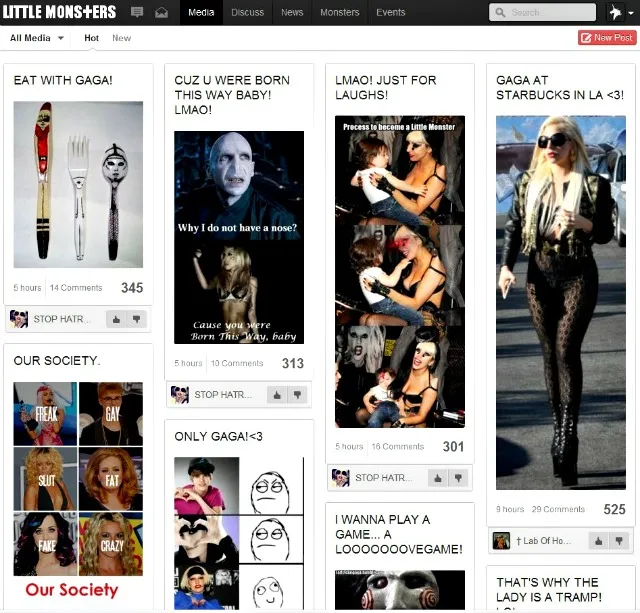 Lady Gaga | Ανοιχτό για όλους το social network της!