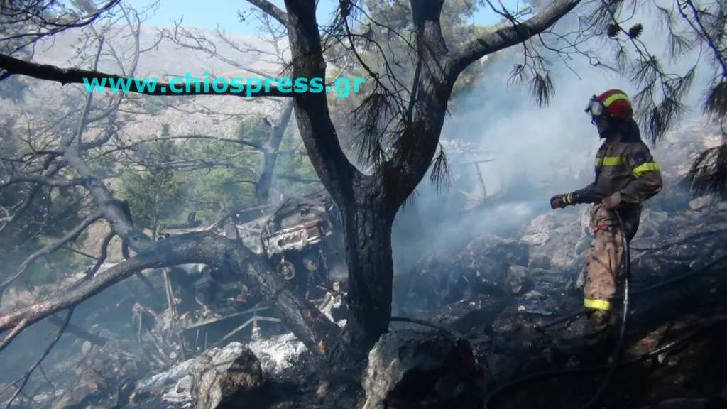 Χίος | Βίντεο από το τραγικό ατύχημα του λεωφορείου