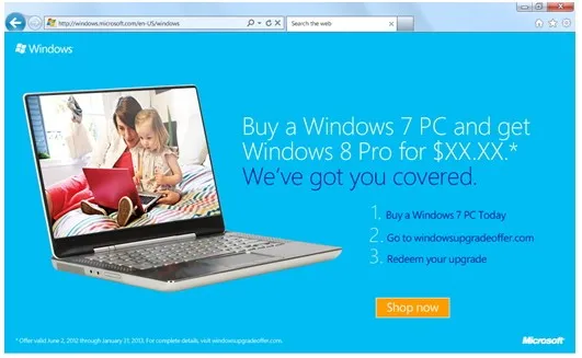 Windows 8 | Upgrade από XP και Vista με 39 δολάρια!