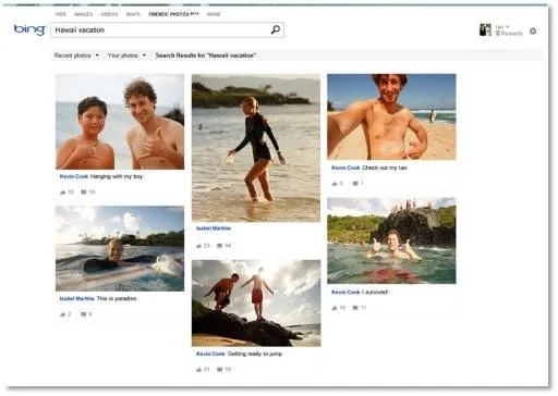Facebook | Βρες φωτογραφίες φίλων μέσω του Bing
