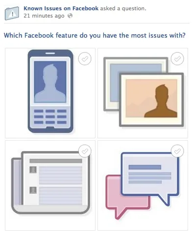Facebook | Βελτίωση της εμφάνισης των ερωτήσεων