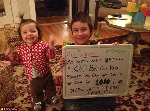 Facebook | Παιδάκια έβαλαν στοίχημα με τον μπαμπά τους για ένα γατάκι! 