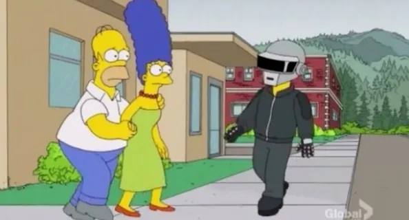 Daft Punk και Decemberists α λα Simpsons