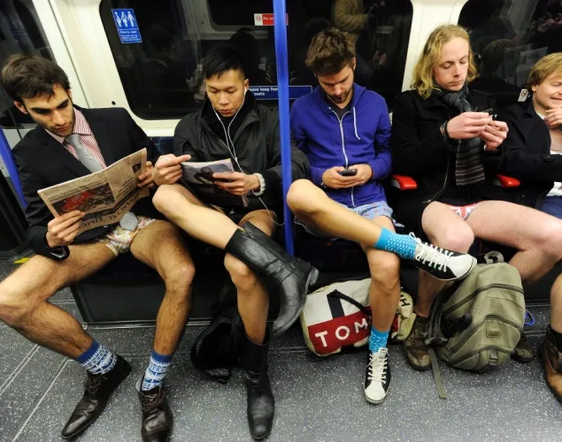 Από το Λονδίνο μέχρι την Νέα Υόρκη «No Pants Subway Ride»