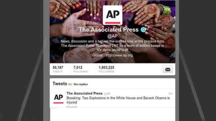 Associated Press | Με ένα tweet χάθηκαν 136 δισεκατομμύρια δολάρια