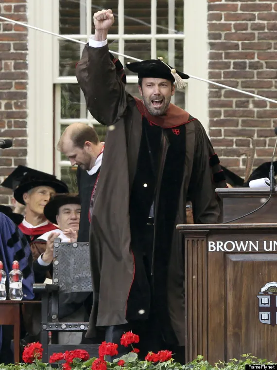 Ben Affleck Receives Honorary Degree from Brown University